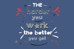 Fat Stars and Stripes Font Family Product Image 3