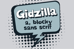 Gidzilla Font Family Product Image 2