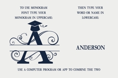Graduation Monogram Banner Font Family Product Image 3