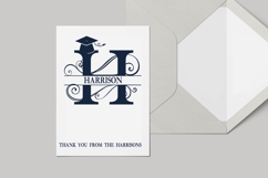 Graduation Monogram Banner Font Family Product Image 2