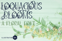 Loquacious Bloom Font Family Product Image 1