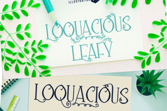 Loquacious Leafy Font Family Product Image 1