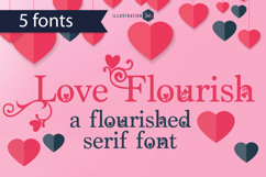 PN Love Flourish Font Family Product Image 1