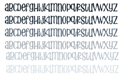 Peppermint Ridge Font Trio Product Image 8