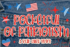 Pocketful of Patriotism Font Family Product Image 1