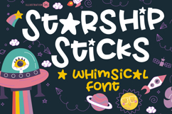 Starship Sticks Font Family Product Image 1