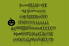 Unfortunate News Ooze | Drippy Serif Halloween Font Product Image 2