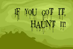 Unfortunate News Ooze | Drippy Serif Halloween Font Product Image 3