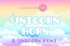Unicorn Horn Font Family Product Image 1
