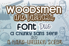 Woodsmen and Valencia Font Duo Product Image 1