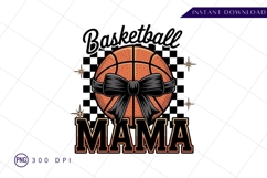 Basketball Mama Sublimation Design For TShirt PNG Product Image 1