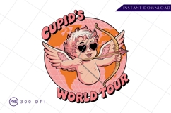 Cupids World Tour Love Arrow Graphic PNG Product Image 1