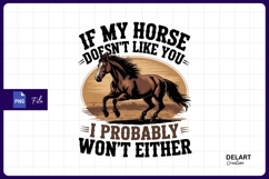 Horse saying sublimation PNG Product Image 1