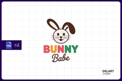 Bunny babe illustration Sublimation PNG Product Image 1