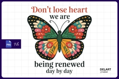 Colorful butterfly graphic renewal sublimation Png Design Product Image 1