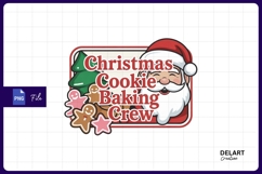 Christmas cookie baking crew sublimation Png Design Product Image 1