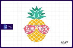 Pineapple summer vibes sublimation png design Product Image 1
