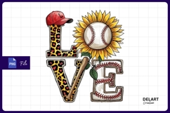 Baseball love graphic sublimation png design Product Image 1