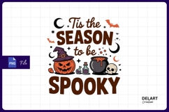 Spooky halloween season graphic design sublimation png Product Image 1