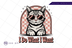 Cool cat with sunglasses sublimation png Product Image 1
