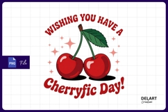Cherryfic day design sublimation png Product Image 1