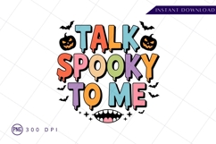 Talk spooky to me sublimation png Product Image 1