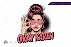 Okay karen sublimation png Product Image 1