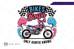 Bikes and bows pink motorcycle sublimation png Product Image 1