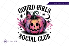 Gourd girls social club sublimation png Product Image 1