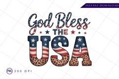 God bless the usa sublimation PNG Product Image 1