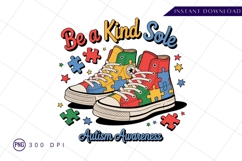 Autism awareness shoes sublimation png Product Image 1