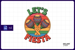 Lets fiesta maracas sublimation png Product Image 1