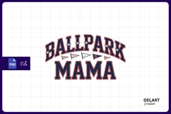 Ballpark mama sublimation png Product Image 1