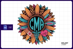 Cma sunflower medical design sublimation png Product Image 1