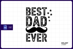 Best dad ever sublimation png Product Image 1
