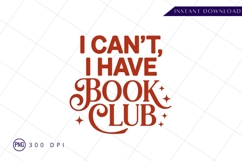 Funny book club quote design sublimation png Product Image 1