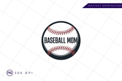 Baseball mom design sublimation png graphic Product Image 1