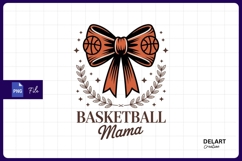 Basketball mama gift sublimation png Product Image 1