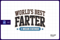 Worlds best father sublimation png design Product Image 1