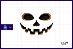 Green pixelated pumpkin face sublimation png Product Image 1