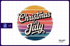 Christmas in july rainbow sublimation png Product Image 1