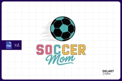 Soccer mom graphic design sublimation png Product Image 1