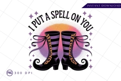 Halloween witch boots sublimation png Product Image 1