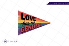 Love has no gender pride rainbow sublimation png Product Image 1