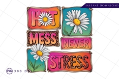 Groovy Positive Affirmations Sublimation PNG Product Image 1