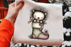 Whimsical Christmas Animals Clipart Product Image 2