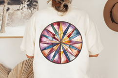 Christmas Stained Glass PNG | Christmas Ornament Design Product Image 2