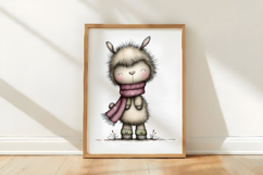 Whimsical Christmas Animals Clipart Product Image 3