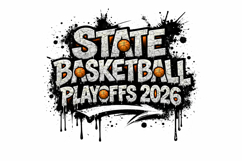 State Playoffs 2026 Png |Basketball Png Cut files | Cricut Product Image 1