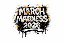 March Madness 2026 Png |Basketball Png Cut files | Cric Product Image 1